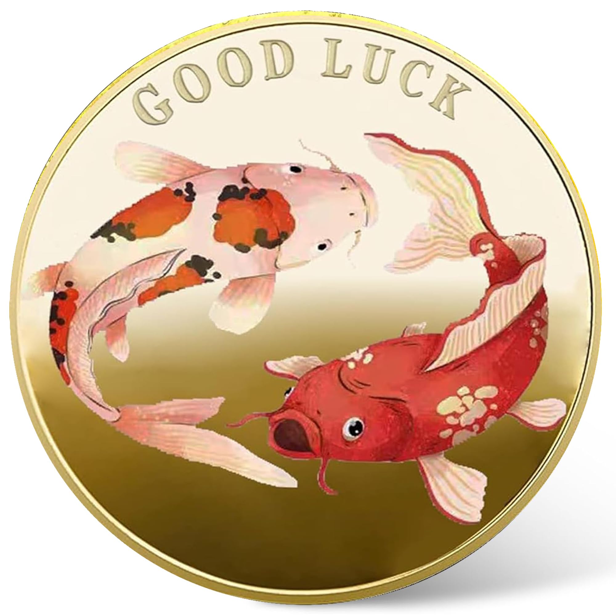 Amazon.com: Two-Sided Lucky Coin Featuring One Side with A